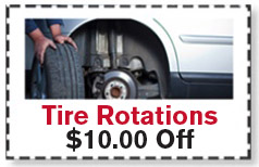 Tire Rotation $14.95